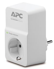 БРП (PDU) Basic APC, Schuko х 1, вход Schuko, 100мм, 1ф 16А, белый