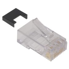 (Архив)Вилка AMP, RJ45(8p8c), кат. 5, неэкр., для кабеля, цвет: прозрачный, Тип проводника: Stranded