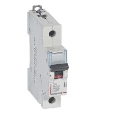 Автоматический выключатель Legrand DX3, 1 модуль, D класс, 1P, 32А, 10кА, (LEG.407974)