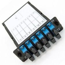 (Архив)Кассета MPO Nexans LANmark-OF MPO, low loss, 12хОВ, SC (SM), OS2 9/125, цвет: чёрный