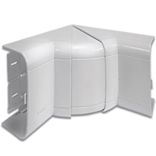 Изменяемый угол DKC In-Liner Front, внутренний, для кабель-канала, 140х50 мм (ВхШ), цвет: белый