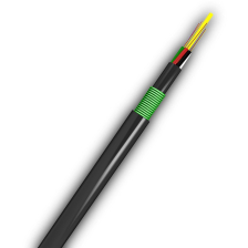 Кабель ВО BNH FO-MT Multi Tube, 32хОВ, OS2 9/125, PE, Ø 9,7мм, внешний, гофрированная стальная лента, 2,7 кН, чёрный, центральный силовой элемент