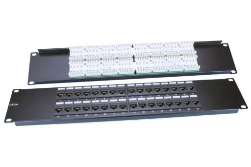 Коммутационная патч-панель Hyperline PP3-19-32-8P8C-C5E-110D