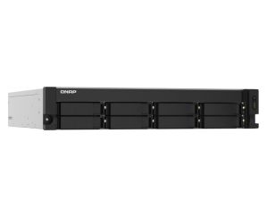 Сетевой накопитель QNAP, память 176 ТБ, слотов 8, 19", TS-832PXU-RP-4G