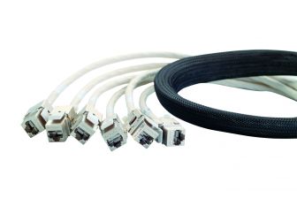 (Архив)Сборка кабельная разветвительная Eurolan, кат. 6, неэкр., U/UTP, keystone/RJ45, LSZH (нг(A)-HF), 10м, чёрный, модуль-вилка