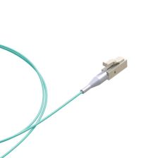(Архив)Пигтейл RiT, LC (MM), OM3 50/125, Tight Buffer, LSZH, 1м, бежевый хвостовик, цвет: голубой