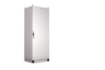 Корпус электротехнического шкафа Elbox EMS-P, IP65, 2000х600х600 мм (ВхШхГ), дверь: металл, цвет: серый