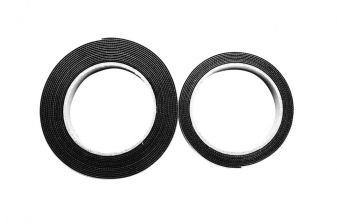 Лента липучая Eurolan Velcro, открывающаяся, 20 мм Ш, 5 000 мм Д, цвет: чёрный