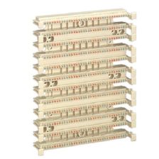 Кросс-панель Panduit GP6, 19", 6HU, 108x110, кат. 6, универсальная, цвет: белый, (GPB432-X)