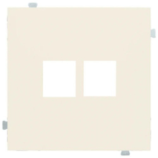 Лицевая панель розеточная Rikett Classic, цвет: кремовый сатин, (35442 MC)