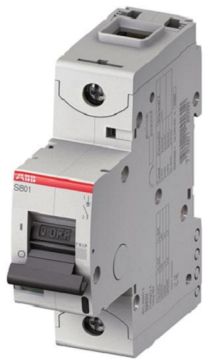 Автоматический выключатель ABB S801S, 1 модуль, D класс, 1P, 25А, 50кА, (2CCS861001R0251)