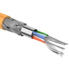 (Архив)Кабель интерфейсный промышленный Rexant, четырехслойный экран Duobond IV, 3 пар., кат. 5е, нг(А)-LS, Ø 6,5мм, 305м, бухта, для групп. прокладки