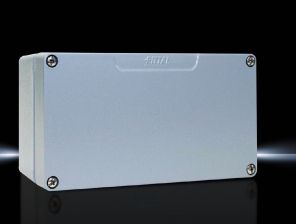 Шкаф электротехнический настенный Rittal, IP66, 120х220х91 мм (ВхШхГ), дверь: металл, алюминий, цвет: серый