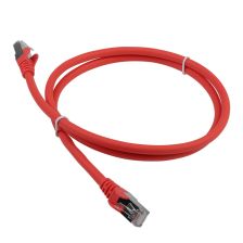 Шнур комм. Lanmaster, кат. 6A, экр., FTP, RJ45/RJ45, LSZH, AWG26, 1.5м, оранжевый