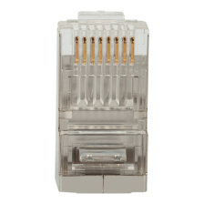 Коннектор Datarex, RJ45, кат. 6, экр., 100 шт, цвет: серый, FTP