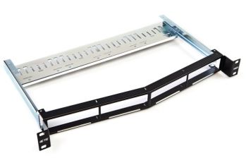 (Архив)Комм. патч-панель AMP, 19", 1HU, портов: 4 х для кассет, кат. 6, универсальная, неэкр., цвет: чёрный, (1-1671590-1)