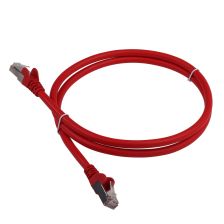 Шнур комм. Lanmaster, кат. 6, экр., FTP, RJ45/RJ45, LSZH, AWG26, 0.5м, красный
