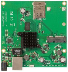 Маршрутизатор Mikrotik, портов: 1, 105х110 мм (ШхГ), бескорпусный, RBM11G