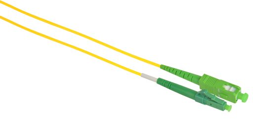 Коммутационный шнур оптический Cabeus FOP(s)-9-LC/APC-SC/APC-7m