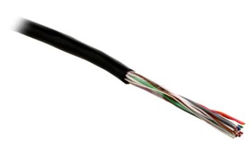 (Архив)Кабель многопарный Hyperline, U/UTP, 10 пар., кат. 3, Ø 8,5мм, PE, снаружи зданий, цвет: чёрный