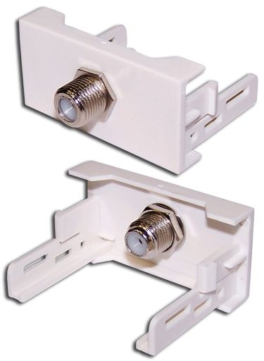Вставка в розеточную панель Lanmaster LAN-WA-LP-RF-WH