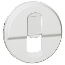 Лиц. панель розеточная Legrand Celiane ,RJ45, скругленная, цвет: белый (LEG.068251)