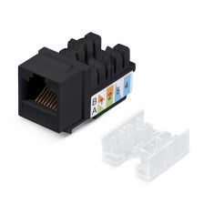 Модуль универсальный Cabeus, keystone, 1хRJ45(8P8C), IDC 110, кат. 6, неэкр., цвет: чёрный
