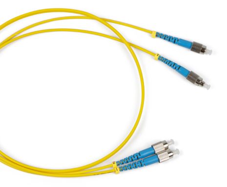 Коммутационный шнур оптический Hyperline FC-D2-9-FC/UR-FC/UR-H-1M-LSZH-YL