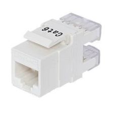 Модуль универсальный AMP, keystone, 1хRJ45, Toolless, кат. 6, неэкр., 1 шт, цвет: белый