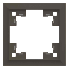 Лиц. рамка розеточная Rikett Classic, 90х90 мм (ВхШ), цвет: капучино (35910 CP)