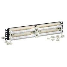 Кросс-панель Panduit GP6, 19", 2HU, 36x110, кат. 6, универсальная, цвет: белый, (GPB2884R2Y), в комплекте 4-парные блоки