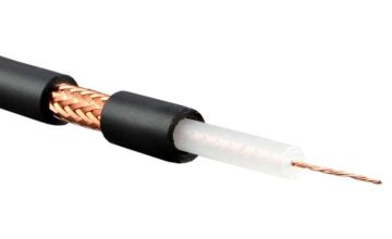 Кабель коаксиальный Belden RG-59, PVC, однослойный экран +95%, 75 Ом, d 6,1, цвет: чёрный