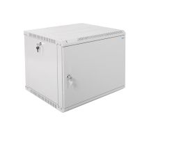 Шкаф телекоммуникационный настенный ЦМО ШРН-Э, 19", 9U, 476х600х520 мм (ВхШхГ), дверь: металл, разборный, цвет: серый