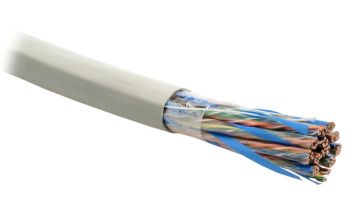 (Архив)Кабель многопарный Hyperline, U/UTP, 48 пар., кат. 5, Ø 17,6мм, PVC, внутри зданий, цвет: серый