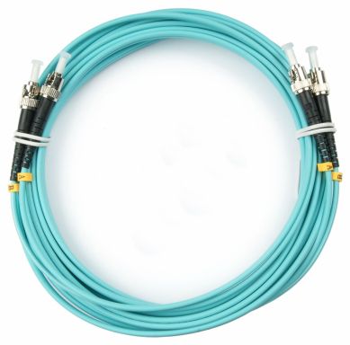 Коммутационный шнур оптический Hyperline FC-D2-503-ST/PR-ST/PR-H-20M-LSZH-AQ