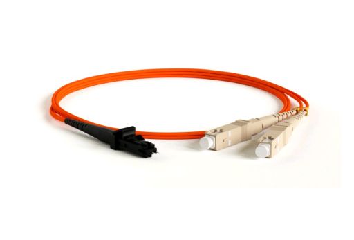 Коммутационный шнур оптический Hyperline FC-D2-50-MTRJM/PR-SC/PR-H-5M-LSZH-OR