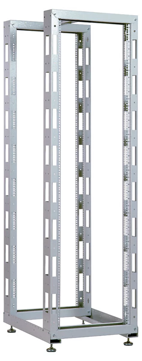 Стойкаоткрытая19"ЦМОСТК-2,универсальная,24U,1220х620х800мм(ВхШхГ),глубина750мм,двухрамная,цвет:серый