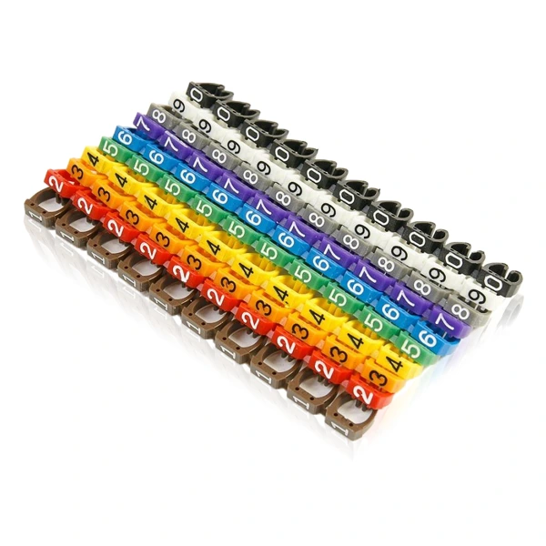 Элементы цветовой и цифровой кодировки шнуров