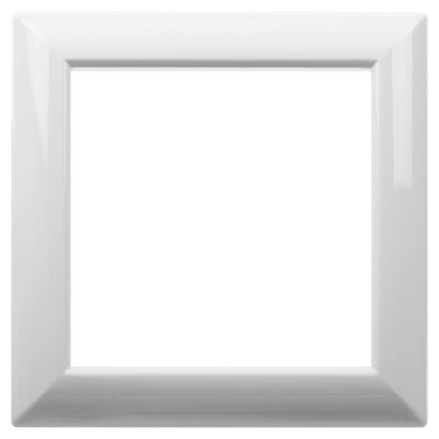 Рамка DKC Avanti, 1 пост, 63,5х63,5х7 мм (ВхШхГ), плоская, цвет: белый (DKC.4400912)