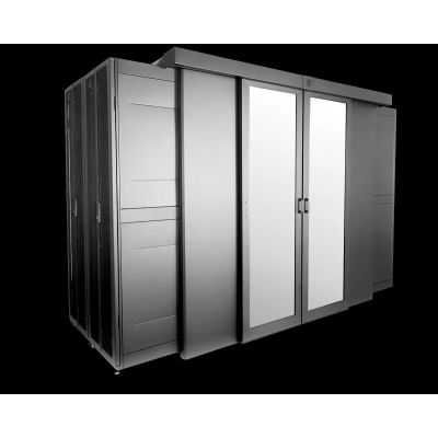 Дверь (для ЦОД) ЦМО, 48U, 1970х1362х150 мм (ВхШхГ), для коридора: 1 362 мм, для шкафов ШТК-СП, цвет: чёрный, (ЦОД-СП-Д2-48-9005)