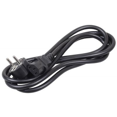 Силовой шнур ITK, IEC 60320 С13, вилка Schuko, 2 м, 10А, цвет: чёрный