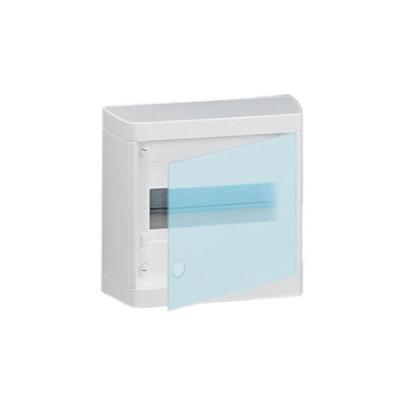 Щит электрический настенный Legrand Nedbox, IP40, 1ряд.  8мод., с клеммным блоком, дверь: прозрачная, корпус: полистирол, цвет: белый