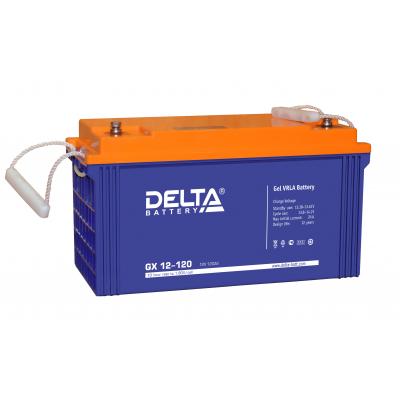 Аккумулятор для ИБП Delta Battery GX, 224х176х410 мм (ВхШхГ),  необслуживаемый электролитный,  12V/120 Ач, цвет: синий, (GX 12-120)