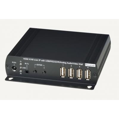 Приёмник SC&T, портов: 1, HDMI (Type A), RJ45, USB, (HKM02BR)