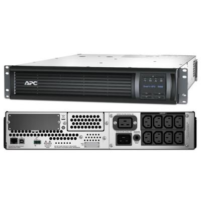 ИБП APC Smart-UPS, 3000ВА, линейно-интерактивный, в стойку, 483х660х89 (ШхГхВ), 230V, 2U,  однофазный, Ethernet, (SMT3000RMI2U)