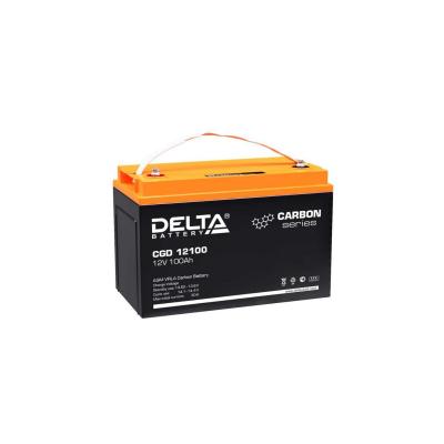 Аккумулятор Delta Battery CGD, 212х173х330 мм (ВхШхГ) 12 V 100 Ач, цвет: чёрный, (CGD 12100)