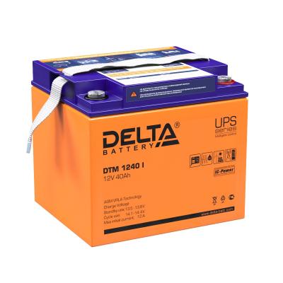 Аккумулятор для ИБП Delta Battery DTM I, 173х166х196 мм (ВхШхГ),  свинцово-кислотные,  12V/40 Ач, цвет: оранжевый, (DTM 1240 I)