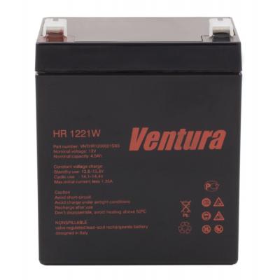 Аккумулятор для ИБП Ventura HR, 107х70х90 мм (ВхШхГ),  Необслуживаемый свинцово-кислотный,  12V/4,5 Ач, цвет: чёрный, (HR 1221W)