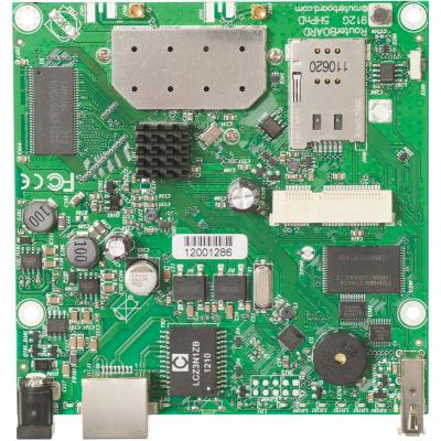 Маршрутизатор Mikrotik, портов: 1, USB: Да, 105х105 мм (ШхГ), бескорпусный, RB912UAG-5HPnD