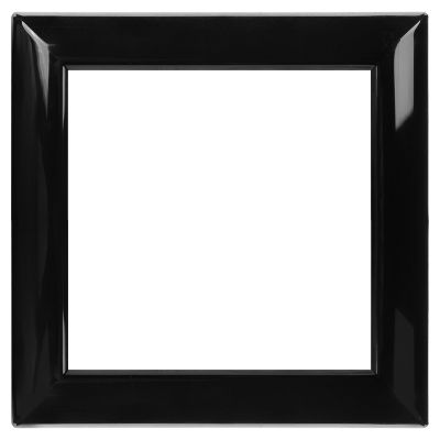 Рамка DKC Avanti, 1 пост, 63,5х63,5х7 мм (ВхШхГ), плоская, цвет: чёрный (DKC.4402912)
